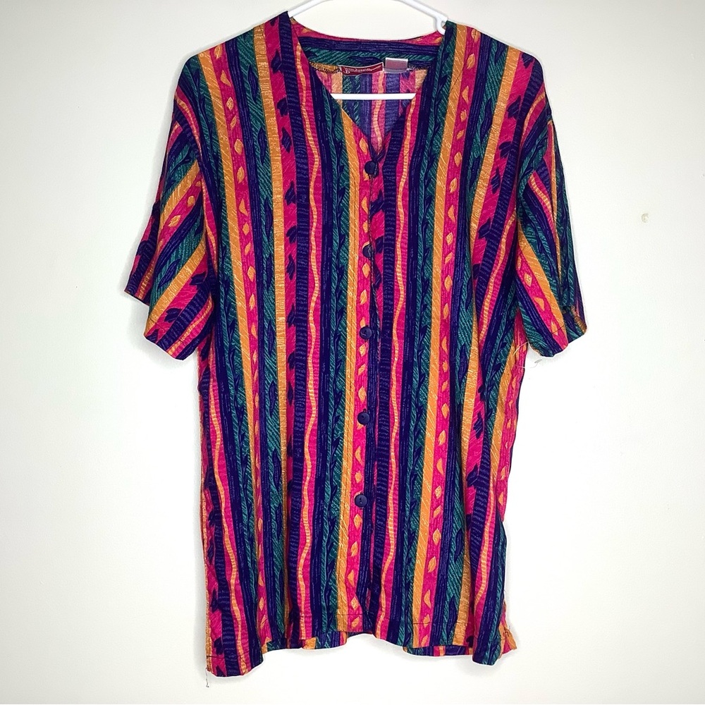 < NWOT Vintage Pennylane Retro Button Down Shirt >